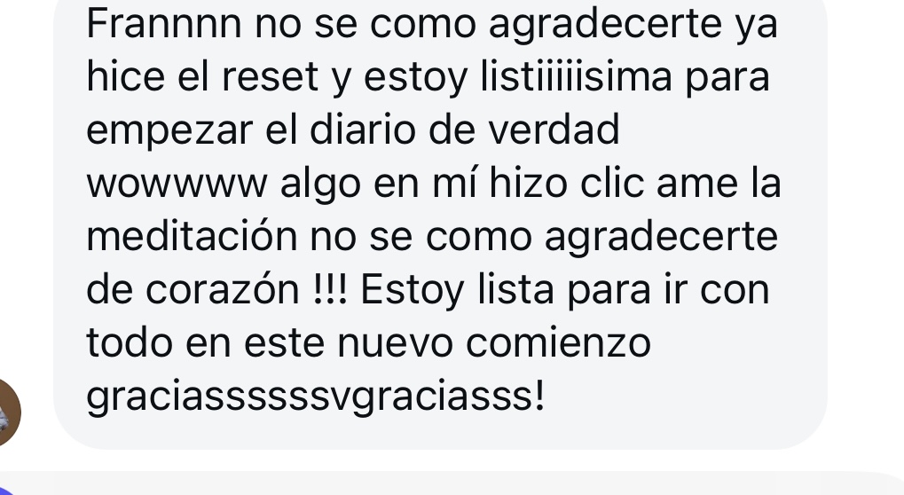 Testimonio WhatsApp